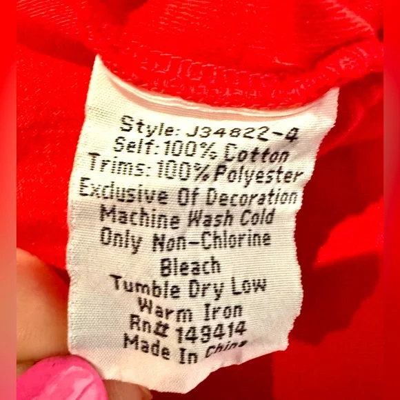 NWT Johnny Was Red Sleeveless Embroidered Dress Sz L - Picture 13 of 14